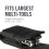 Leatherman LEATHERMAN, Capa de Nylon X-Large Compatível com MOLLE para Multi-Ferramentas, Preto 5