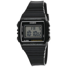 CASIO TIMELESS COLLECTION Mod. SPORT ILLUMINATOR WR 50M, ALARM, CHRONOGRAPH - BLACK