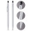 Cross Στυλό Gel Rollerball Cross Click, Λεπτό Rollerball, με Πολυτελή Συσκευασία - Καθαρό Χρώμιο 2