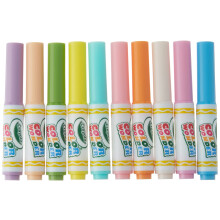 Crayola Color Wonder  10 Mini Markers for Mess Free Coloring  Pastel Colors  Gift for Kids 3  4  5  6