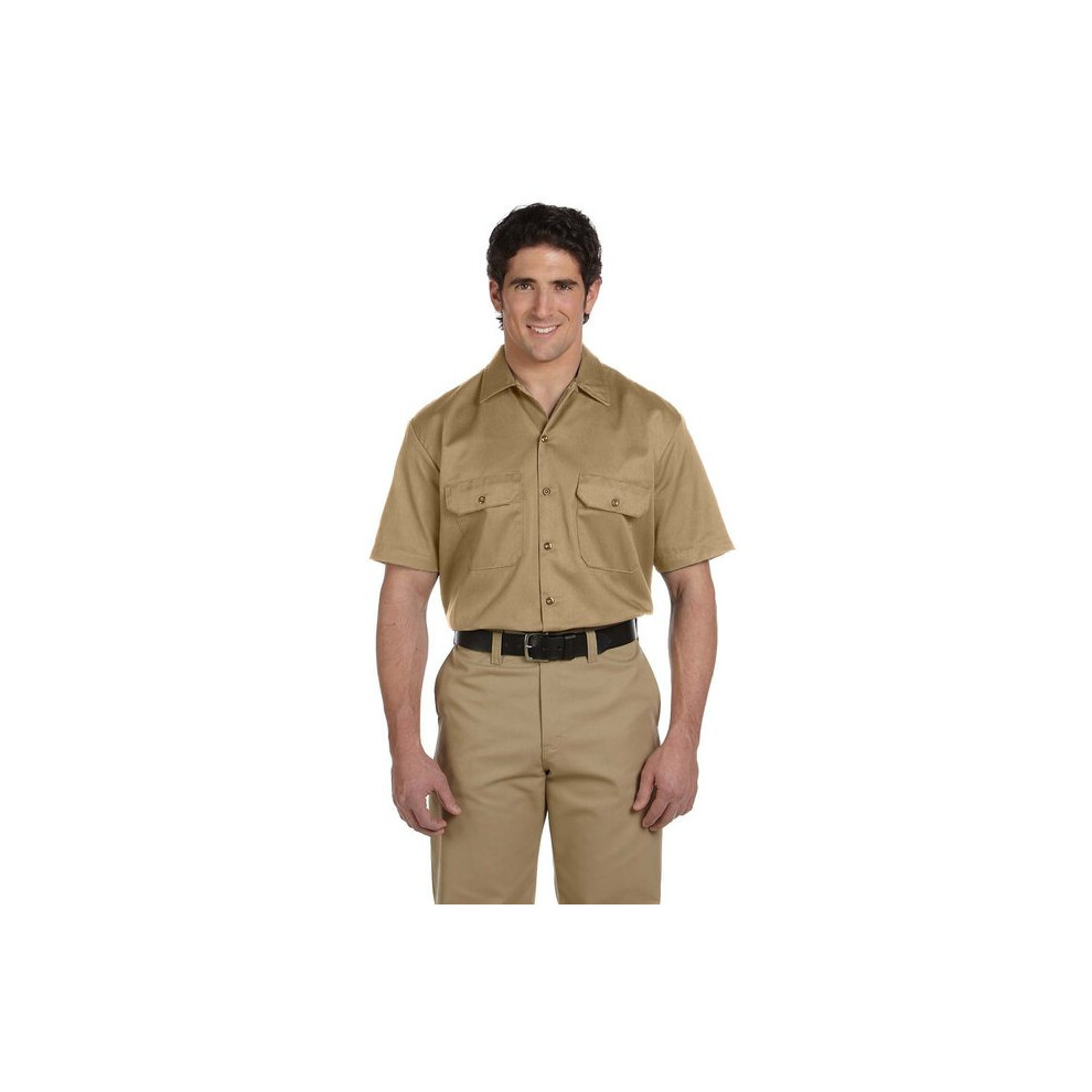 Dickies Unisex Short-Sleeve Work Shirt - S(D0102h7mfa6) Black