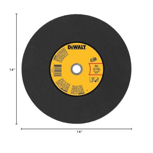 DeWalt DeWalt DWA8031 Τροχός κοπής μεταλλικού πριονιού 20 χιλ. 14 ίντσες x 1/8 ίντσας 2