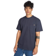 Camiseta Henley de Homem Dickies de Manga Curta, Azul Escuro, Médio EUA