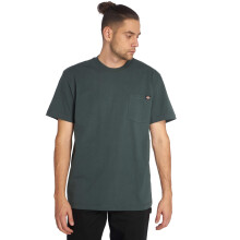 Dickies Herren Heavyweight Crew Neck Short Sleeve Tee Henley Shirt Hunter Green Medium US