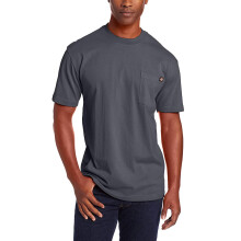 Dickies Herren-T-Shirt, kurzärmelig, schwer, Rundhalsausschnitt, Taschen-T-Shirt, modische T-Shirts, Anthrazit, Größe XX-Large US