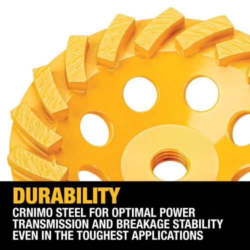 DeWalt DEWALT DW4772T Roda de copo de diamante XP Turbo de 4 polegadas 2
