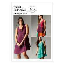 BUTTERICK PATTERNS B5881 Misses' Dress Sewing Templates Size F5