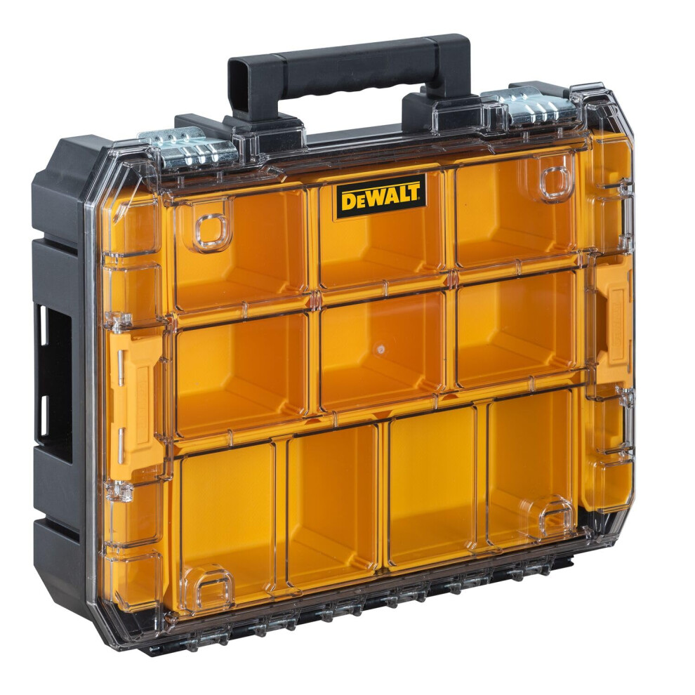 DEWALT TSTAK Tool Organizer  Small Parts Tool Box with Removable Compartments (DWST17805)