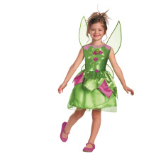 Naamioitu Disney Fairies Tinker Bell klassinen tyttöjen asu (4-6x)