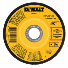 DeWalt DWA4511 metallin hiomalaikka 4-1/2 tuumaa x 1/8 tuumaa x 7/8 tuumaa