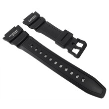 kta ersttare Casio Watch Band Black Rubber Strap #10431875 SGW-500 SGW-500H-1B