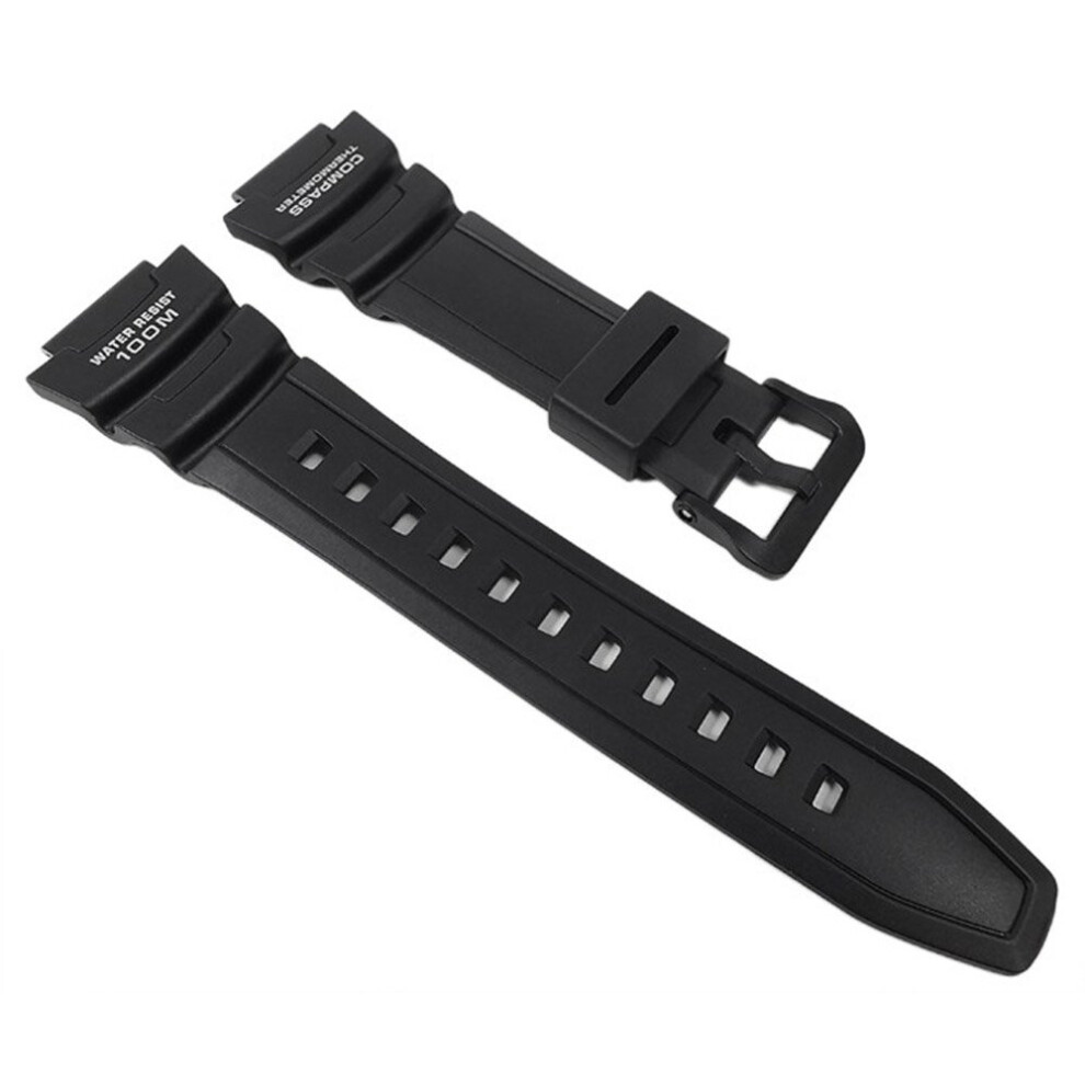 Genuine Replacement Casio Watch Band Black Rubber Strap #10431875 SGW-500 SGW-500H-1B