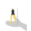 DeWalt DeWalt DWHT70793 Πένσα κοπής διαγώνιου χάλυβα Cr-V 7"" με λαστιχένια λαβή 4"" 3