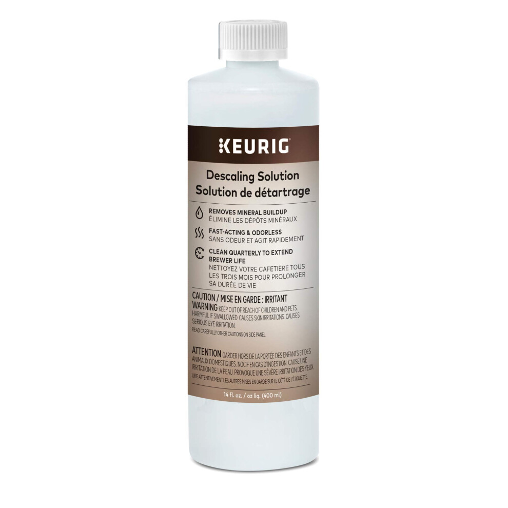 Keurig Brewer Cleaner Includes 14 oz. Descaling Solution  Compatible Classic/1.0 & 2.0 K-Cup Pod Coffee Makers
