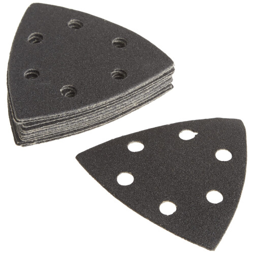 DeWalt DEWALT DWASPTRI12 Lija Triangular 120 Grit, Paquete de 12, Negro 1