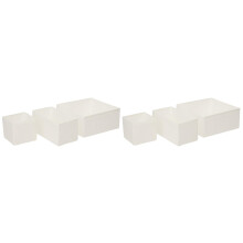 Bo te de rangement pour tiroirs Ikea, blanche (6 pi ces)