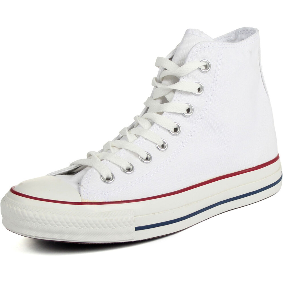 Converse Womens All Star Hi High Top Chuck Taylor Chucks Trainers - Optical White - 9.5