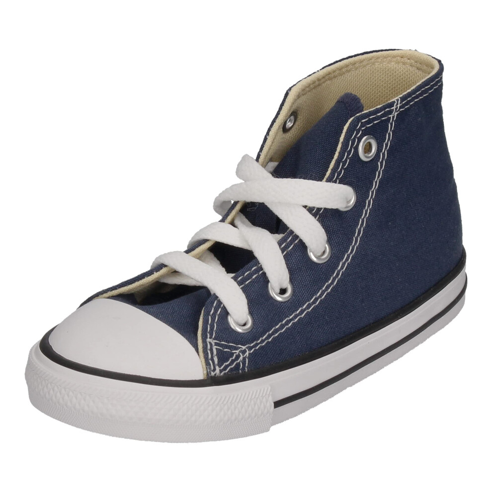 Womens Converse All Star Hi High Top Chuck Taylor Chucks Trainers - Navy - 6