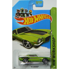 Hot Wheels 2014 Muscle Mania Hw Workshop Gr  n '70 Camaro 231/250