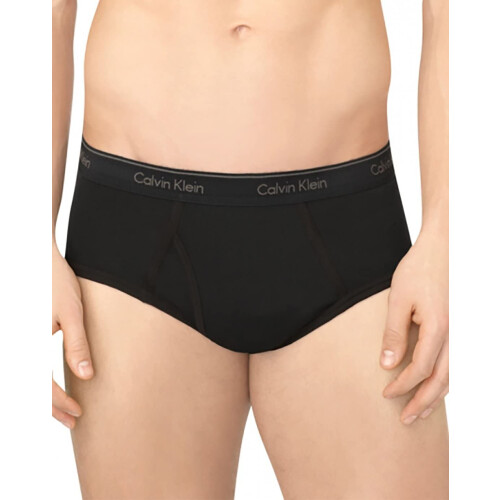 Calvin Klein Calvin Klein Ανδρικά Εσώρουχα Cotton Classics 4 Πακέτο Briefs, Μαύρο, Large 1