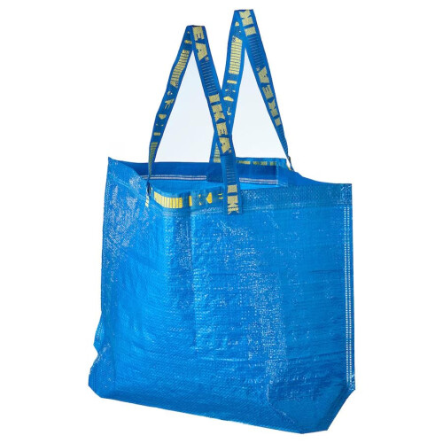 IKEA 603.017.07 FRAKTA Μεσαίες Σακούλες Αγορών (Σύνολο 6), Μπλε, Μέγ. Φορτίο 55 lb, 10 Γαλόνια 1