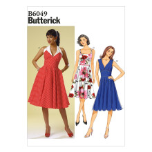 Butterick Patterns B6049 Misses' Dress Sewing Template  Size A5 (6-8-10-12-14)