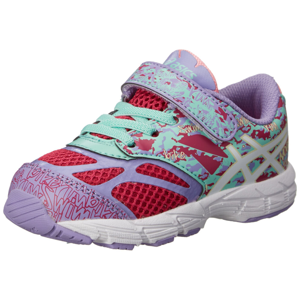 ASICS Noosa Tri 10 TS Running Shoe (Toddler) Cabernet/White/Violet 4 M US Toddler