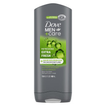Dove Men+Care Body and Face Wash Refreshing Extra Fresh Body Wash for Men with 24-Hour Nourishing Micromoisture Technology 13.5 oz