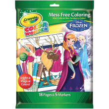 Crayola Color Wonder Frozen v  rityssivut ja tussit, sotkua vailla, ilmainen v  rityslahja tyt  ille 3, 4, 5, 6
