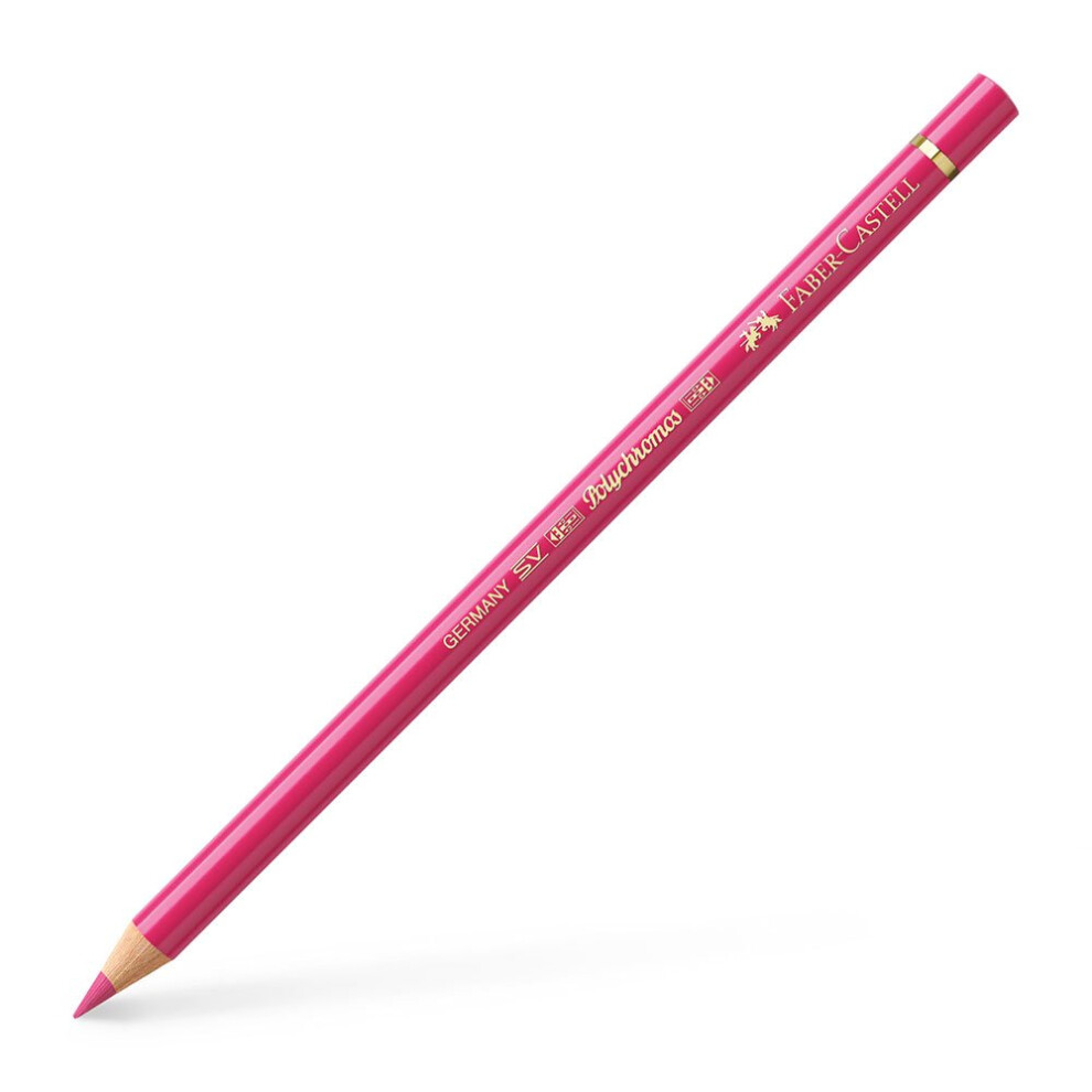 Faber Castel Polychromos Colored Pencils  124  Rose Carmine  Pack of 6
