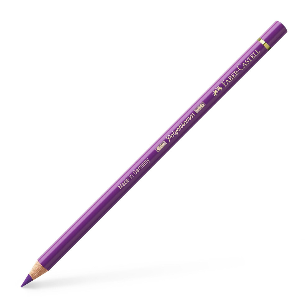 Faber Castel Polychromos Colored Pencils  160  Manganese Violet  6 Count