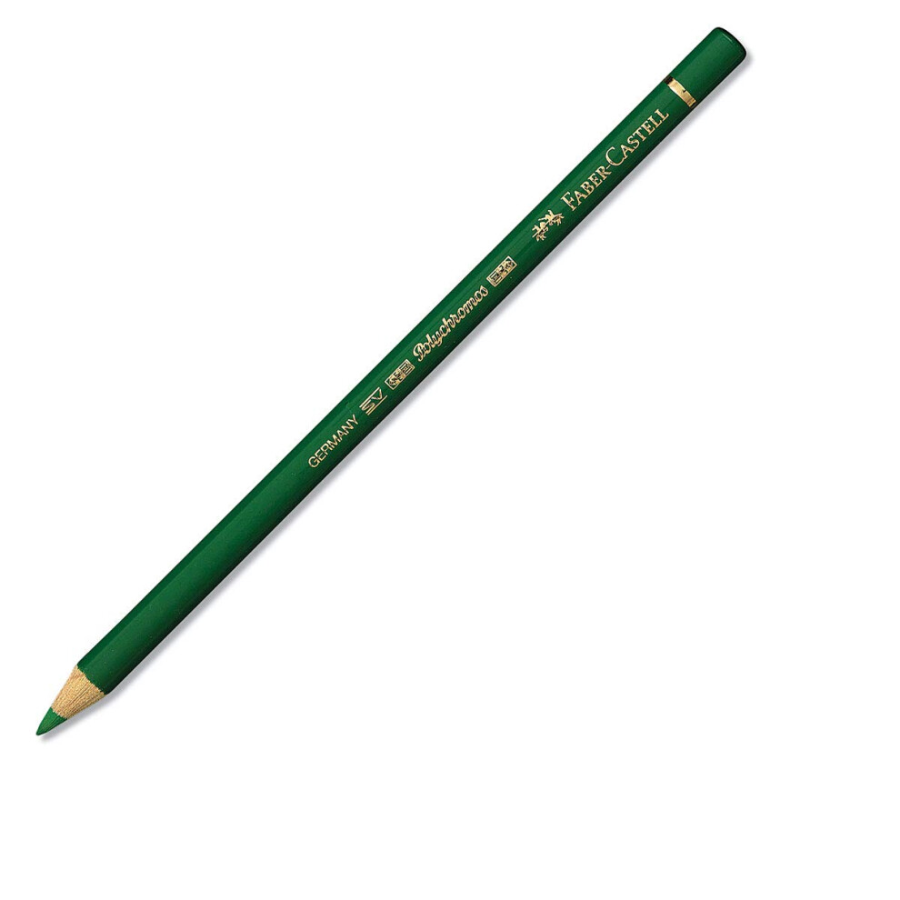 Faber Castel Polychromos Colored Pencils  167  Permanent Green Olive  6 Count