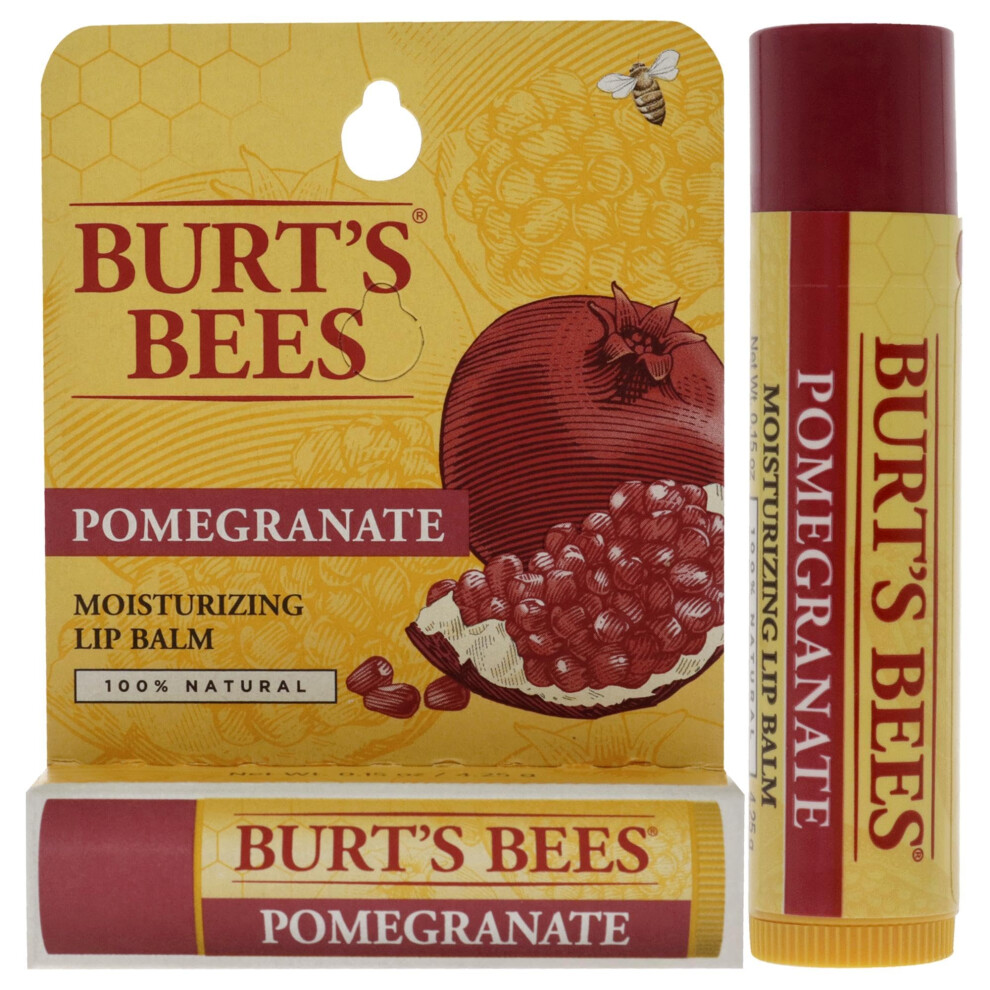 Burt's Bees Lip Balm  Pomegranate Oil  0.15 oz