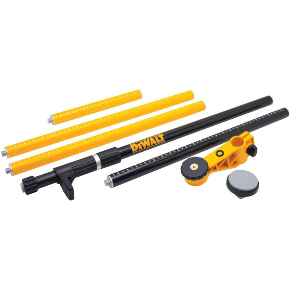 DEWALT Laser Level Mounting Pole  1/4-Inch Base (DW0882) 6.4 x 5.75 x 31.5 inches