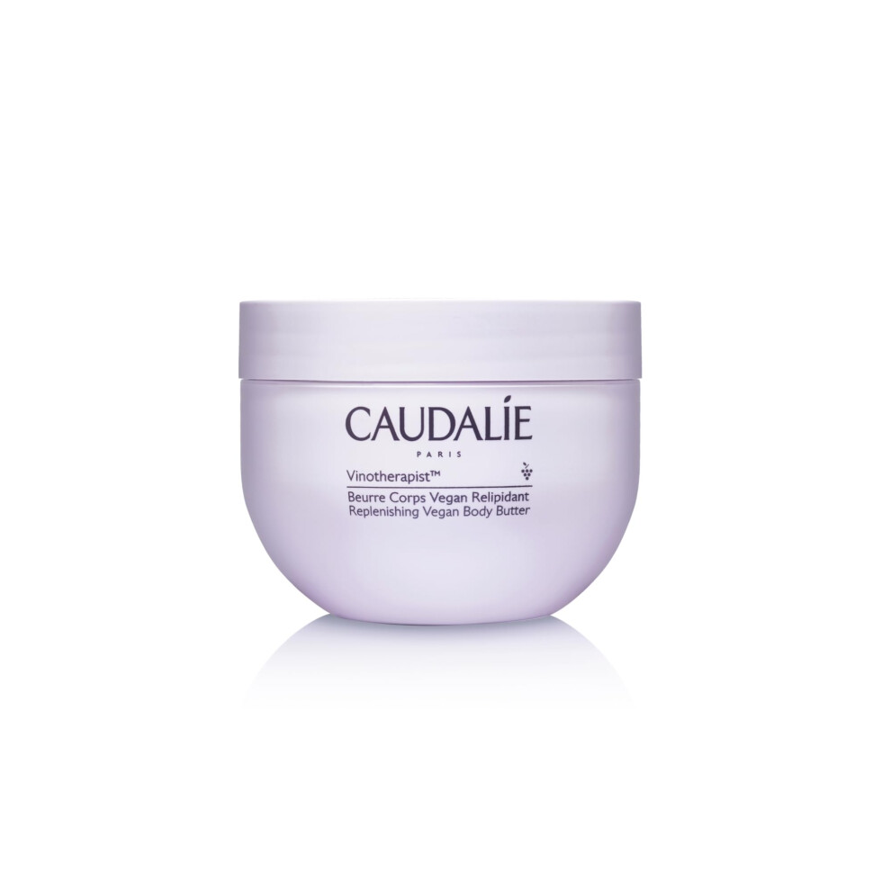 Caudalie Vinotherapist Replenishing Vegan Body Butter with Shea Butter and Grape-seed Oil  Addresses Itching Caused by Eczema and Other Skin Condition
