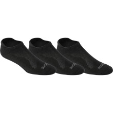 ASICS Unisex CUSHION LOW CUT 3 PK SOCKS Trainingsaccessoires, M, ZWART