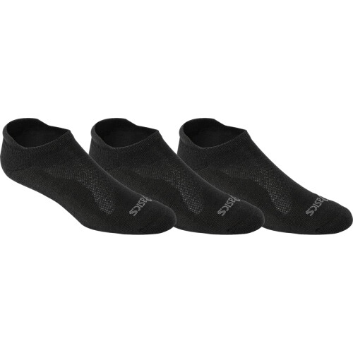 Asics ASICS Unisex CUSHION LOW CUT 3 PK ΚΑΛΤΣΕΣ Αξεσουάρ Προπόνησης, M, ΜΑΥΡΟ