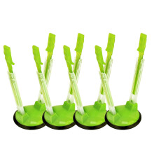 Jokari Original Adjustable Baggy Rack Stand 4 Pack. Prop Plastic Ziploc Freezer Storage Bags Open Hands-Free To Pour Leftovers  Snacks and Meal Prep I