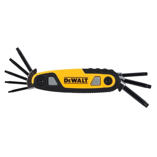 DeWalt DeWalt DWHT70264 Durable & Ergonomic Design Folding Locking Torx Hex Key Set 1