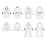 Butterick Butterick Patterns B6143 Γυναικείο Μπουφάν και Μαντό Σαπούνι, Μέγεθος E5 (14-16-18-20-22) 2