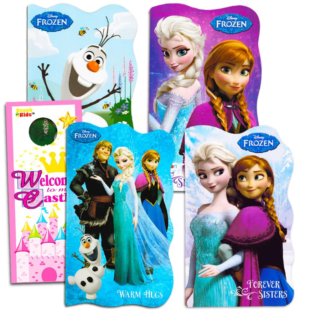 Disney Frozen Board Books and More (Set of 4 Shaped Board Books)
