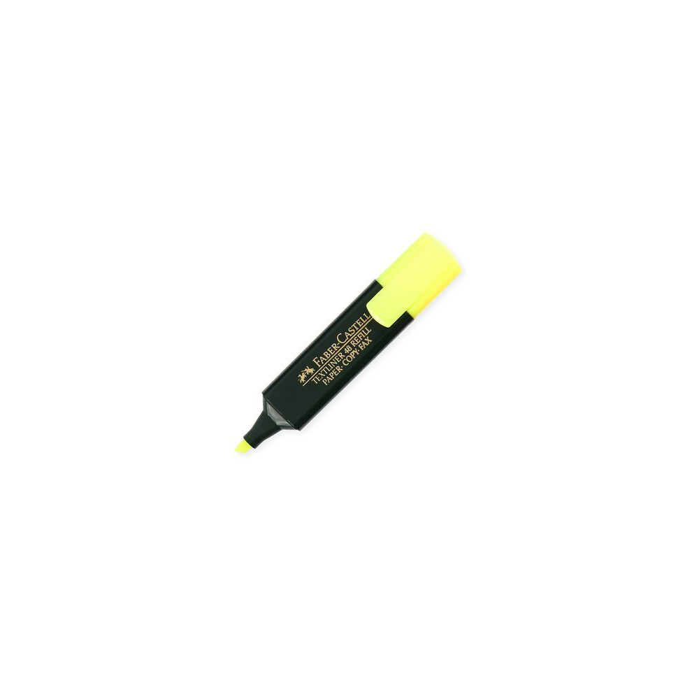 Faber-Castell Textliner - Confezione Di 10 Evidenziatori, Giallo-image