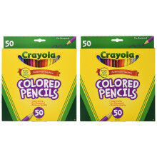 Crayola 50 kpl pitk  t v  rikyn  t (68-4050) 2 kpl pakkaus