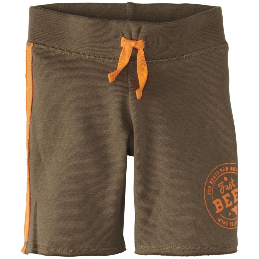 Burt's Bees Baby Baby Boys 'Racing Stripe Shorts (Baby) - Olive Sprig - 3-6 Mesi