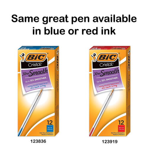 BIC Medium Cristal kulspetspenna 12/pack [Set med 3] 1
