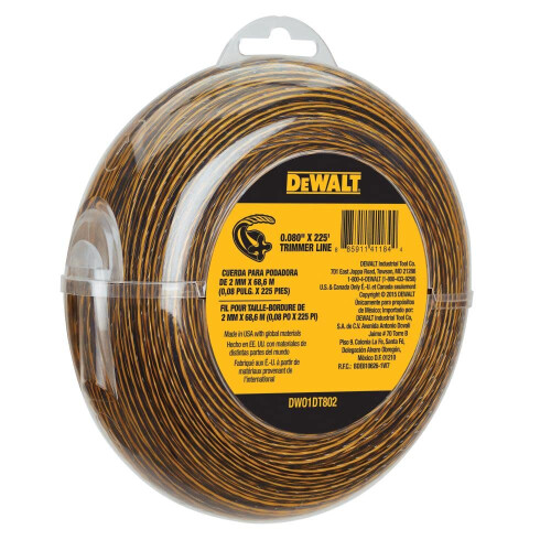 DeWalt Linha de aparar DEWALT, 225 pés por 0,080 polegadas (DWO1DT802) 2