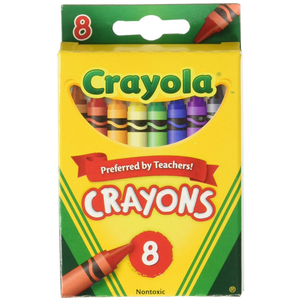 Crayola Crayons 8ct 8 Count (Pack of 6) Assorted