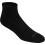 Asics ASICS Cushion Quarter Running Socks 3-Pairs, Black, Medium 2
