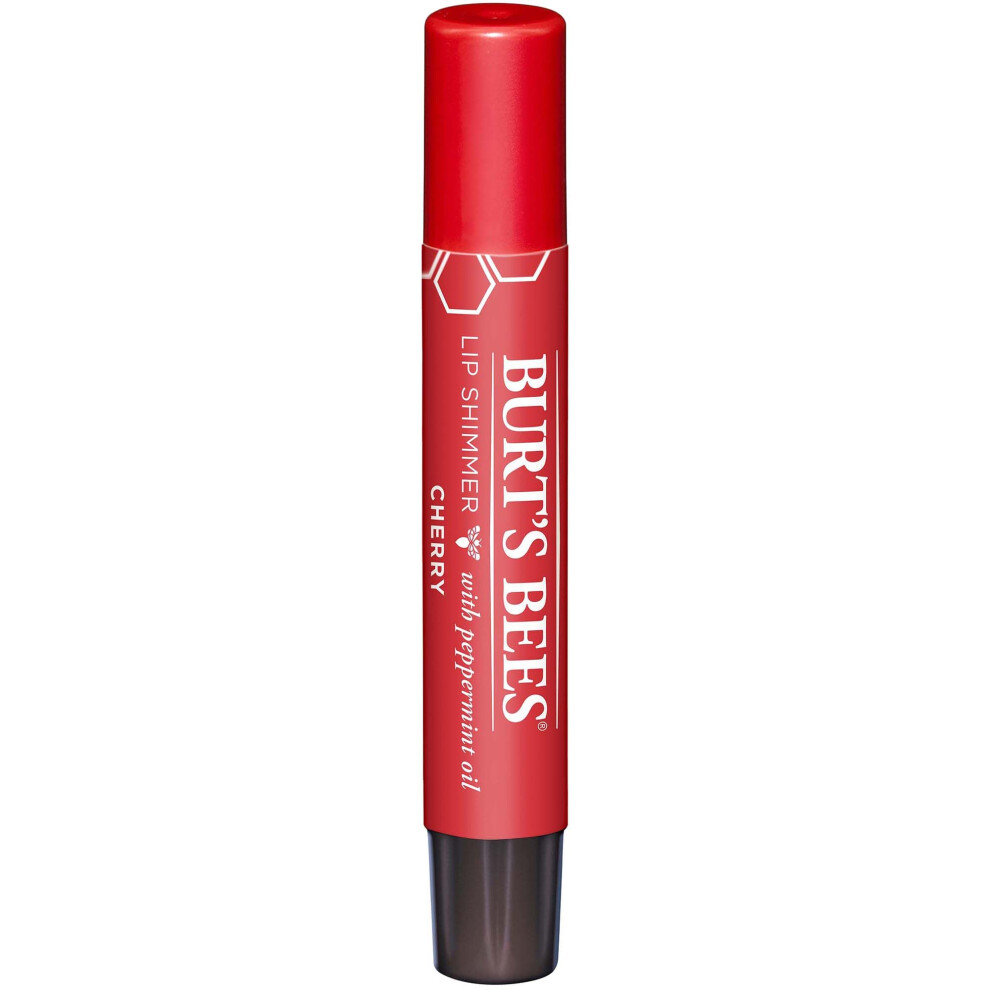 Burt's Bees Lip Shimmer  Cherry  0.09 Ounces each (Value Pack of 8)