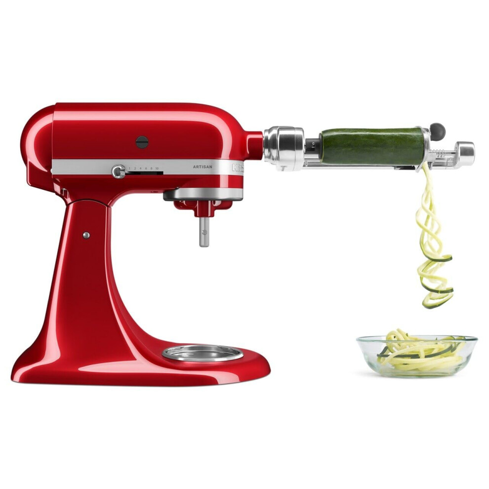 KitchenAid Fruit and Vegetable Spiralizer Attachment Stand Mixer  Polished Aluminum